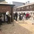 A Dixie band plays, The Aldeburgh Food Festival, Snape Maltings, Suffolk - 25th September 2010