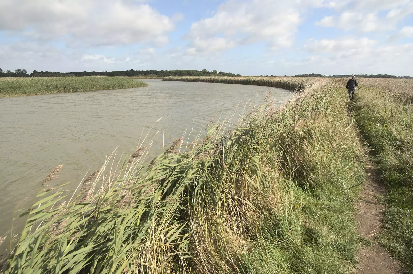 The river Alde, from The Aldeburgh Food Festival, Snape Maltings, Suffolk - 25th September 2010