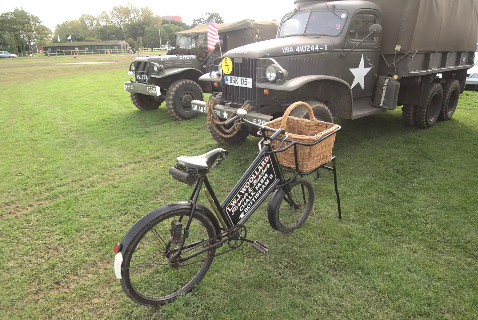 An old bicycle, from A Bit of Ploughs to Propellors, Rougham Airfield, Suffolk - 3rd October 2010