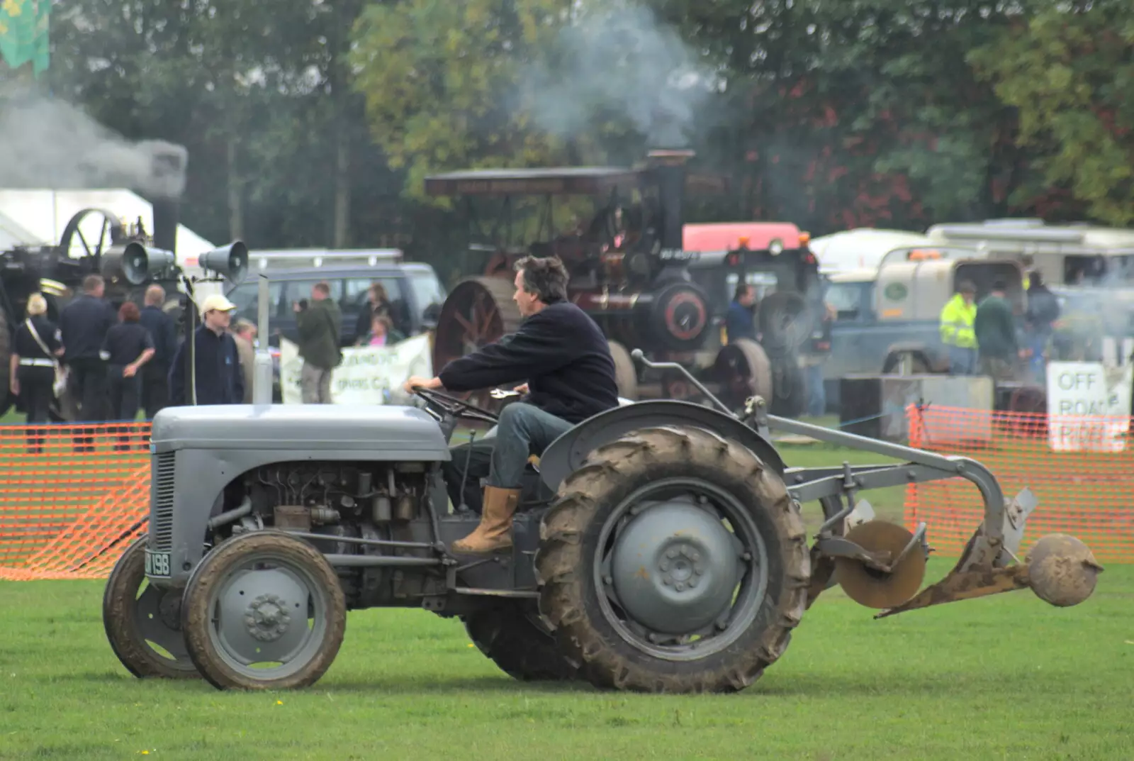 A Little Grey Fergie, from A Bit of Ploughs to Propellors, Rougham Airfield, Suffolk - 3rd October 2010