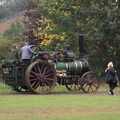 A Bit of Ploughs to Propellors, Rougham Airfield, Suffolk - 3rd October 2010, A traction engine trundles away
