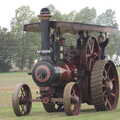 A Bit of Ploughs to Propellors, Rougham Airfield, Suffolk - 3rd October 2010, A Burrell traction engine rumbles past