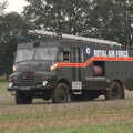 A Bit of Ploughs to Propellors, Rougham Airfield, Suffolk - 3rd October 2010, An old RAF fire engine nearly gets stuck in the mud
