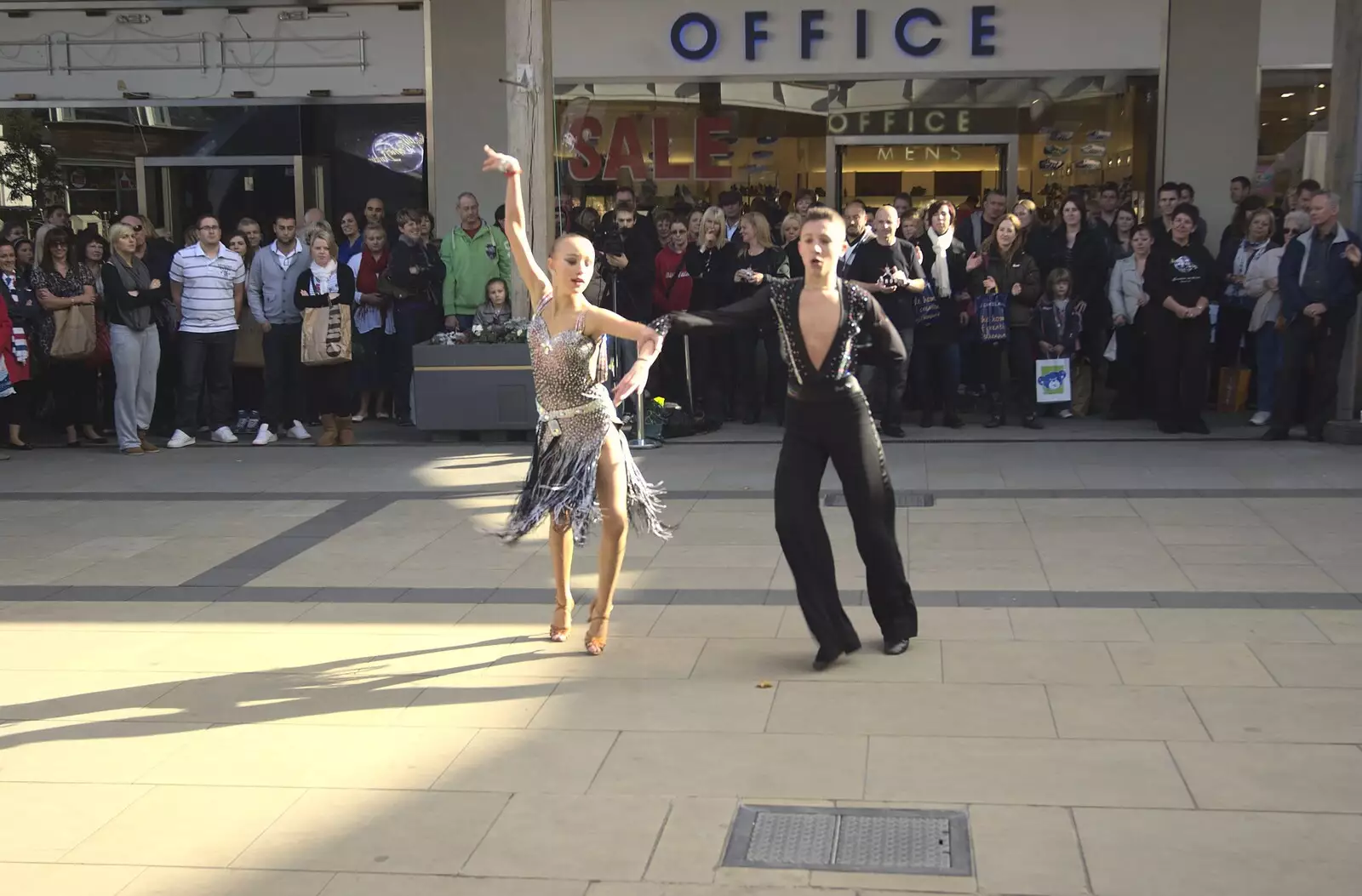 More 'Strictly' action, from Norwich By Train, Norfolk - 16th October 2010