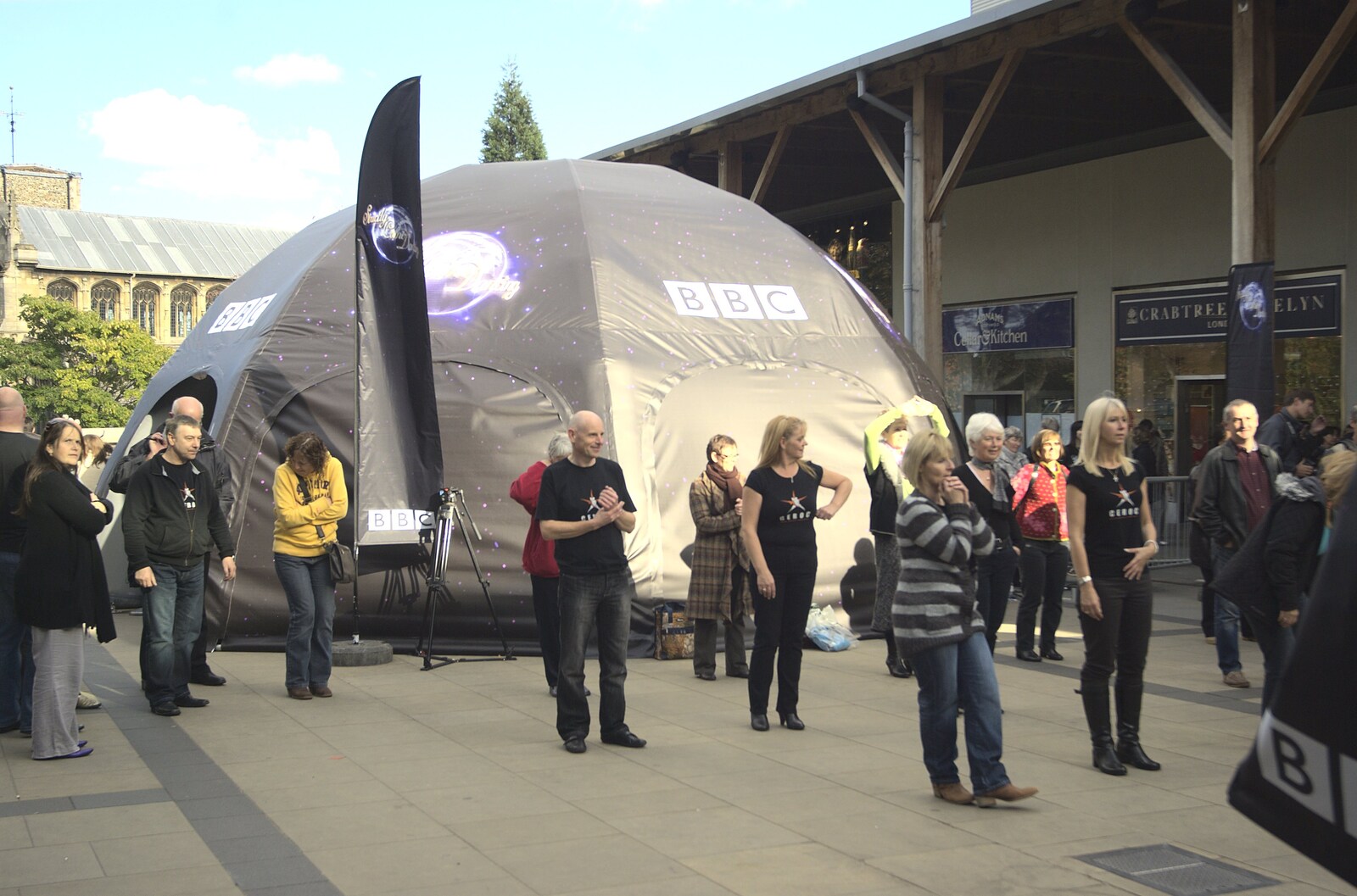 The BBC's 'Strictly Come Dancing' pod from Norwich By Train, Norfolk - 16th October 2010