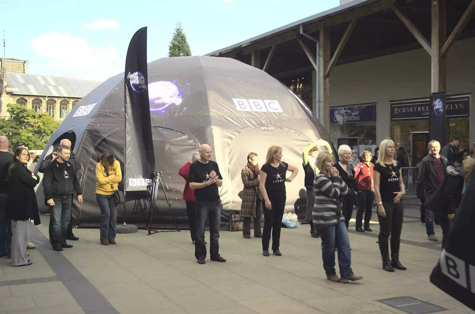 The BBC's 'Strictly Come Dancing' pod, from Norwich By Train, Norfolk - 16th October 2010