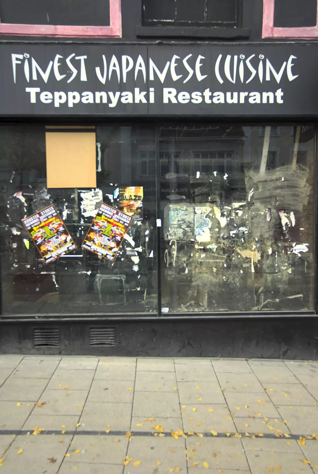 A derelict Japanese restaurant, from Norwich By Train, Norfolk - 16th October 2010