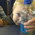 Norwich By Train, Norfolk - 16th October 2010, Fred looks through a bottle of water