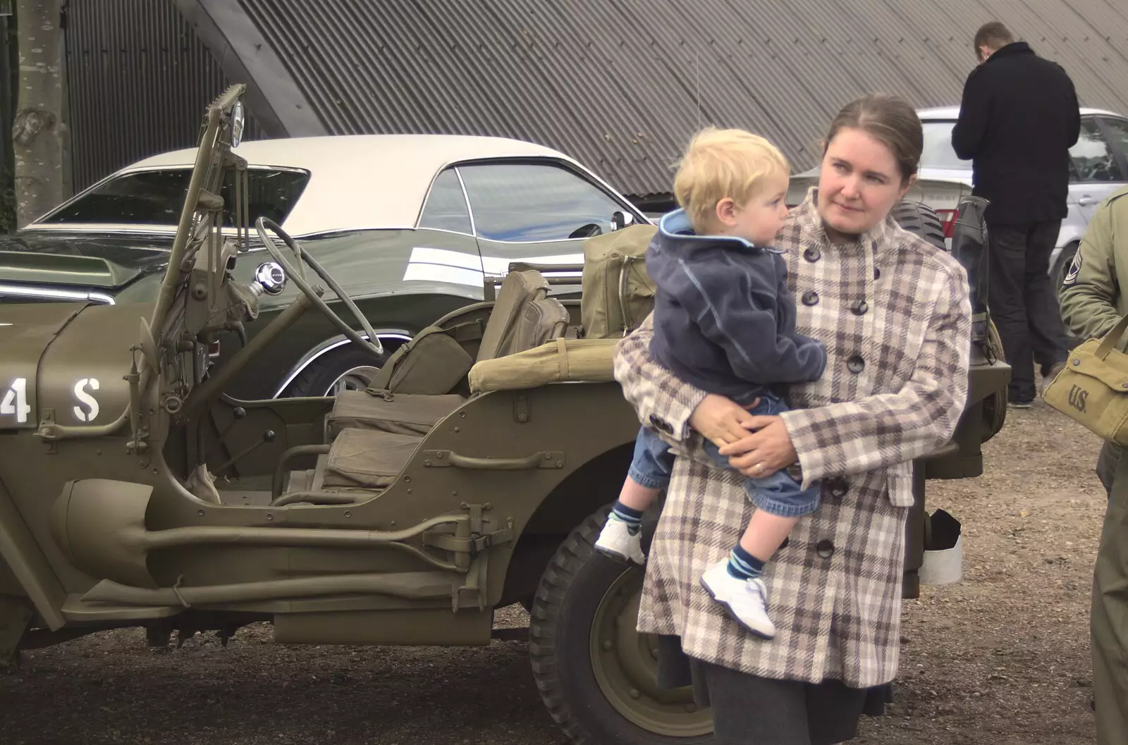 Fred and Isobel, from Maurice Mustang's Open Day, Hardwick Airfield, Norfolk - 17th October 2010