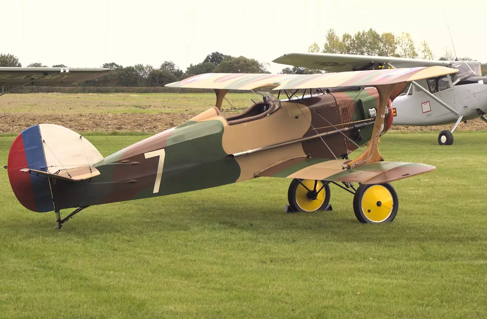 A cool biplane, from Maurice Mustang's Open Day, Hardwick Airfield, Norfolk - 17th October 2010