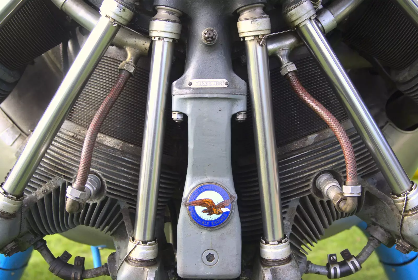 A Pratt and Whitney badge, from Maurice Mustang's Open Day, Hardwick Airfield, Norfolk - 17th October 2010