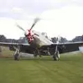 Marinell fires up, Maurice Mustang's Open Day, Hardwick Airfield, Norfolk - 17th October 2010