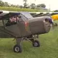 The Auster preps for takeoff, Maurice Mustang's Open Day, Hardwick Airfield, Norfolk - 17th October 2010