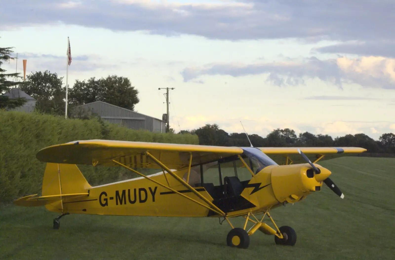 Another good registration: G-MUDY, from Maurice Mustang's Open Day, Hardwick Airfield, Norfolk - 17th October 2010