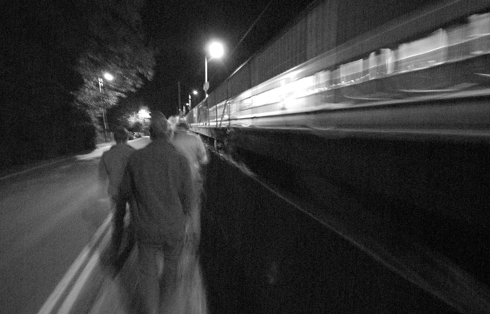 The trains pulls out on its way to London, from The Norwich Beer Festival, St. Andrew's Hall, Norwich, Norfolk - 27th October 2010