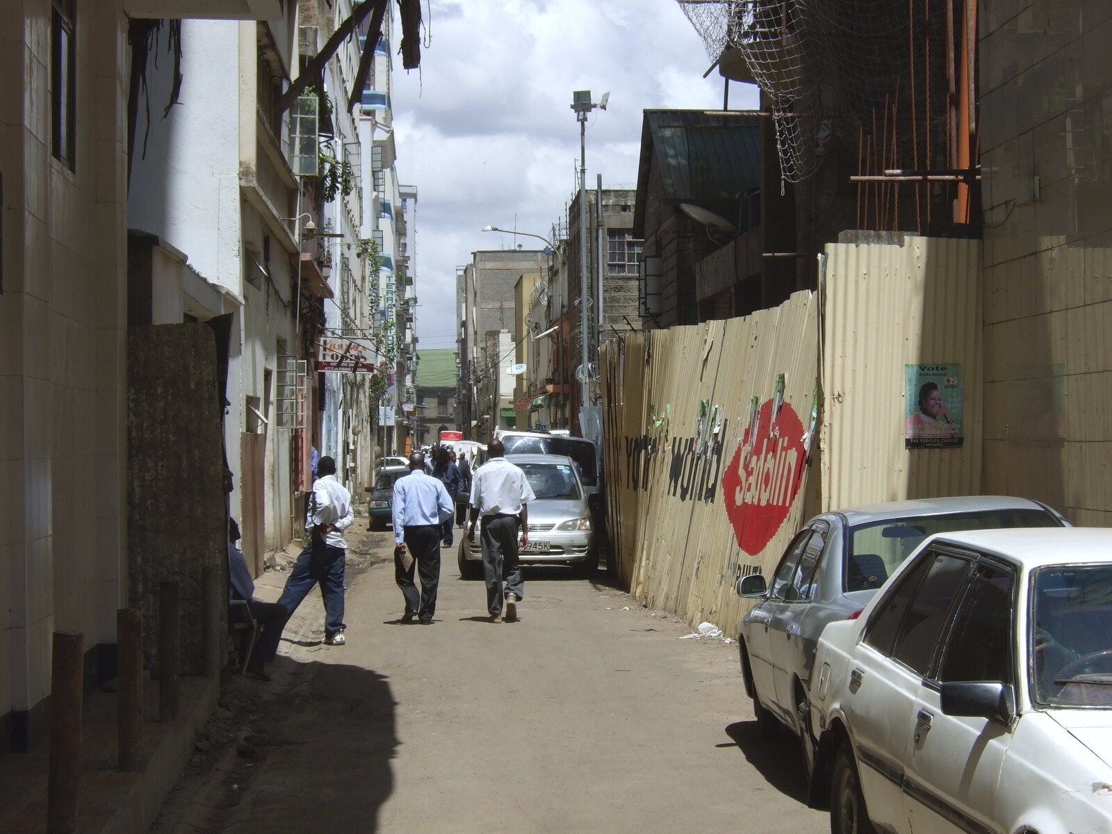 A back alley behind the market from Nairobi and the Road to Maasai Mara, Kenya, Africa - 1st November 2010