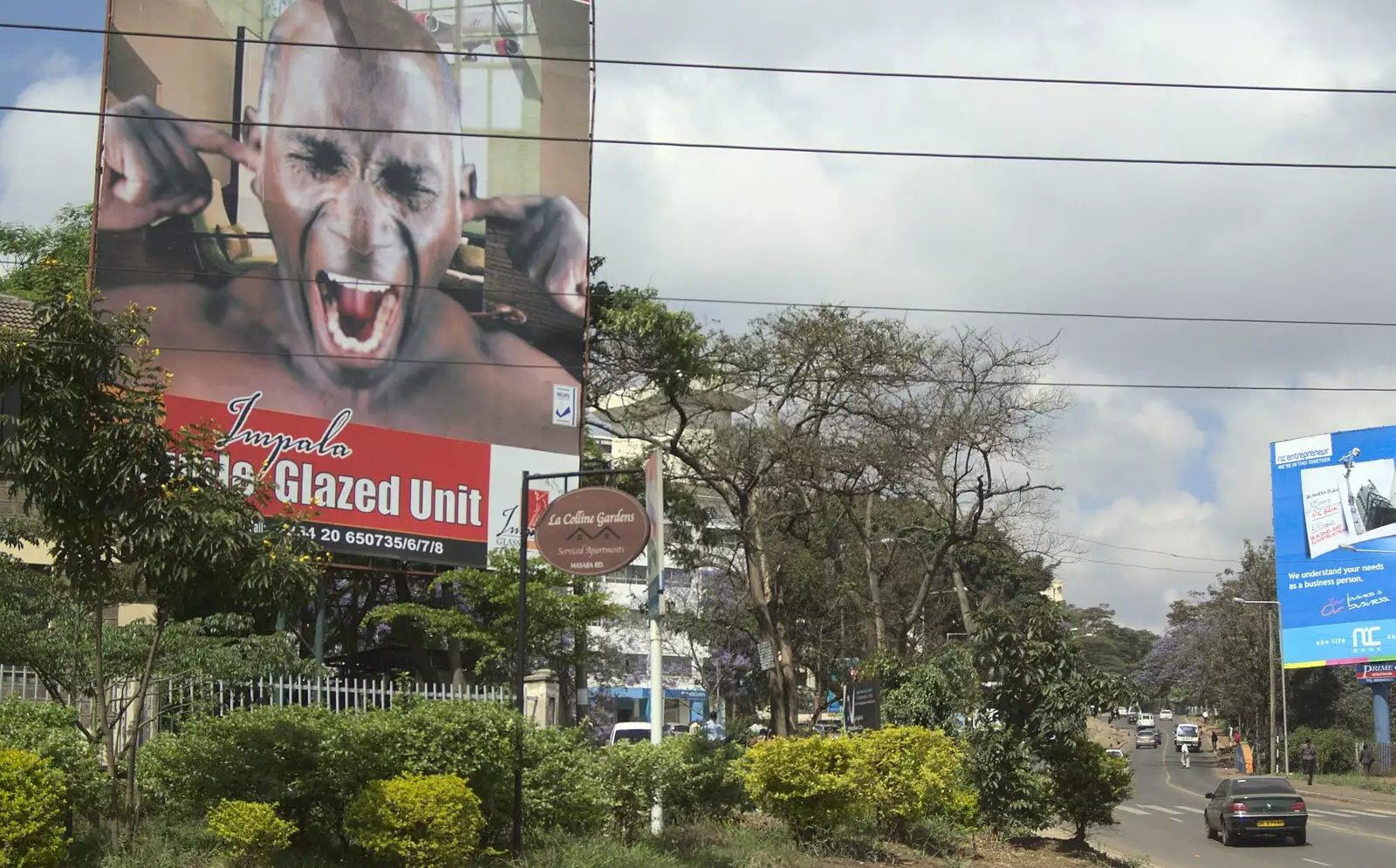 Advertising hoardings, from Nairobi and the Road to Maasai Mara, Kenya, Africa - 1st November 2010
