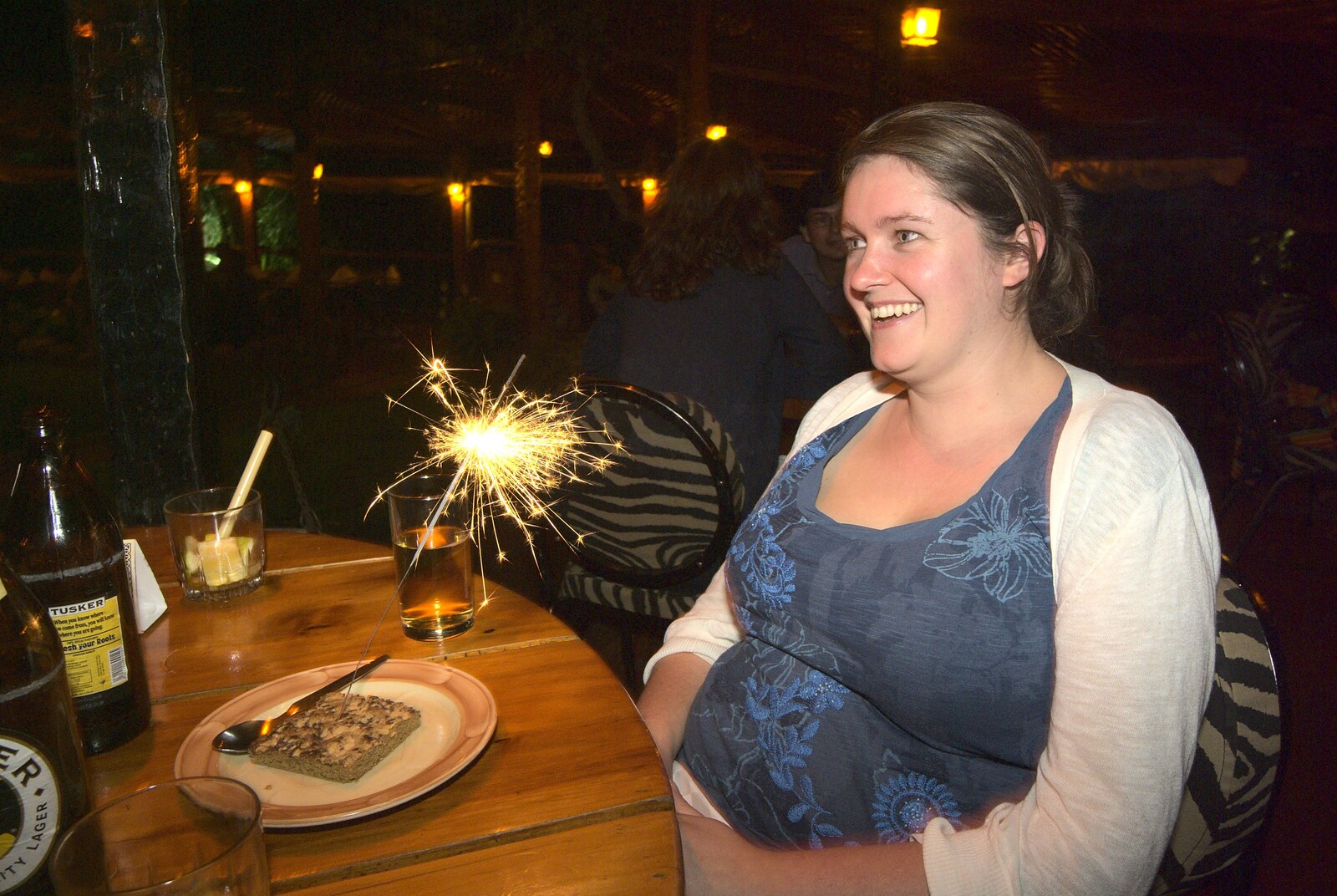 Will tips off that it's Isobel's birthday from Nairobi and the Road to Maasai Mara, Kenya, Africa - 1st November 2010