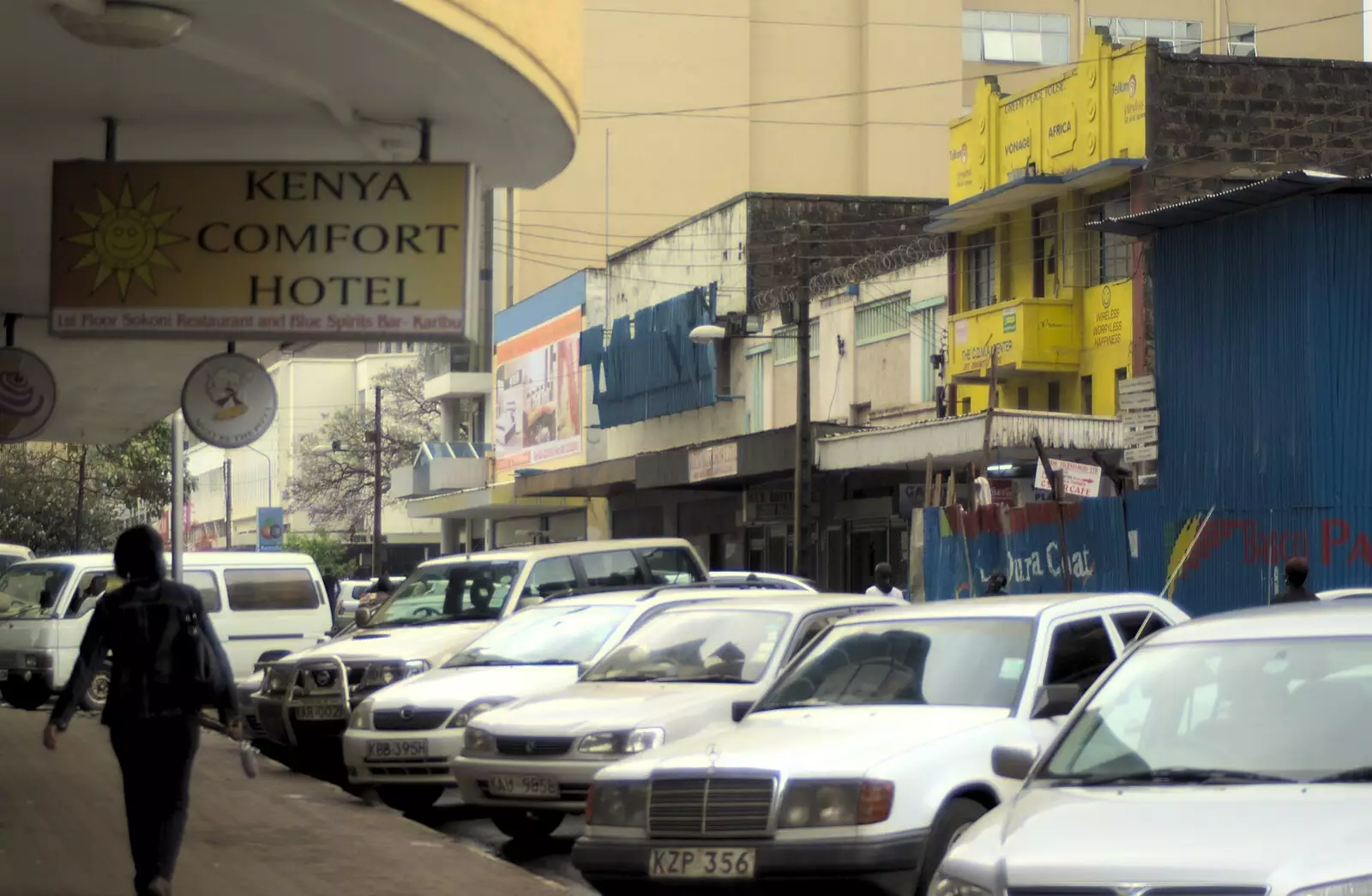 The sign for our hotel, from Nairobi and the Road to Maasai Mara, Kenya, Africa - 1st November 2010