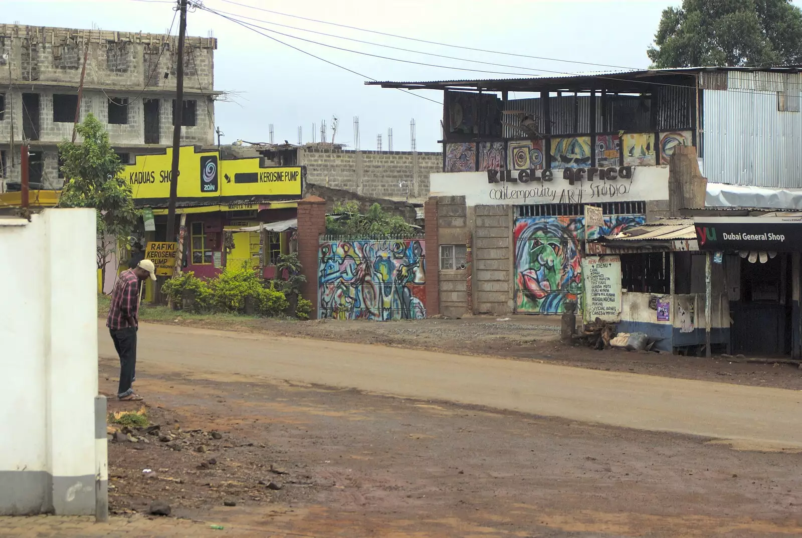 The Rilele Africa art studio in Limuru Road, from Nairobi and the Road to Maasai Mara, Kenya, Africa - 1st November 2010