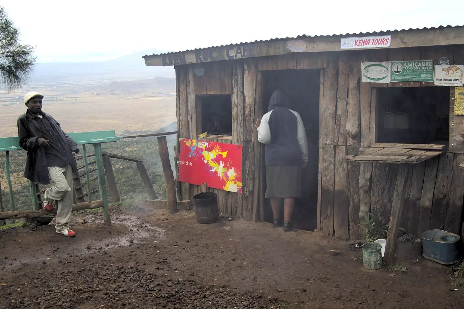 A small café, from Nairobi and the Road to Maasai Mara, Kenya, Africa - 1st November 2010