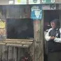 A woman by the café door, Nairobi and the Road to Maasai Mara, Kenya, Africa - 1st November 2010