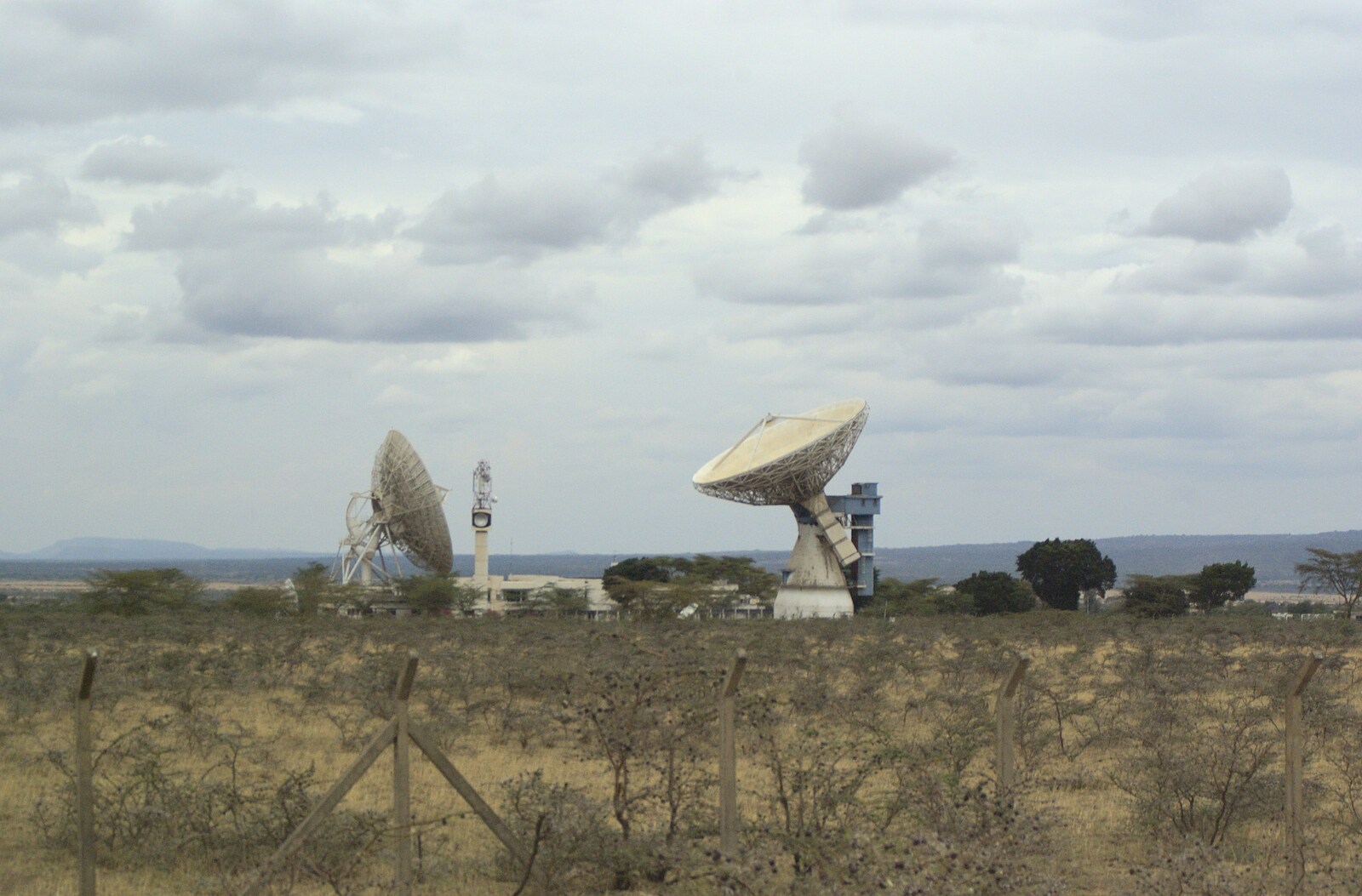 Some sort of satellite ground station from Nairobi and the Road to Maasai Mara, Kenya, Africa - 1st November 2010