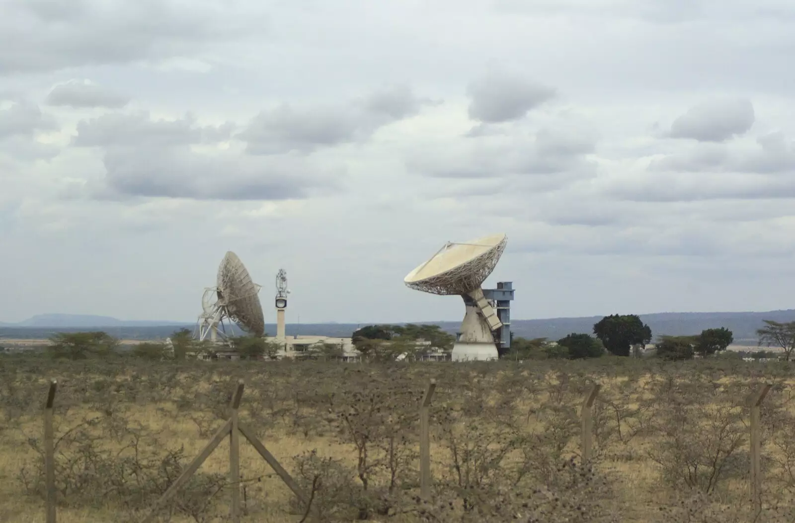 Some sort of satellite ground station, from Nairobi and the Road to Maasai Mara, Kenya, Africa - 1st November 2010