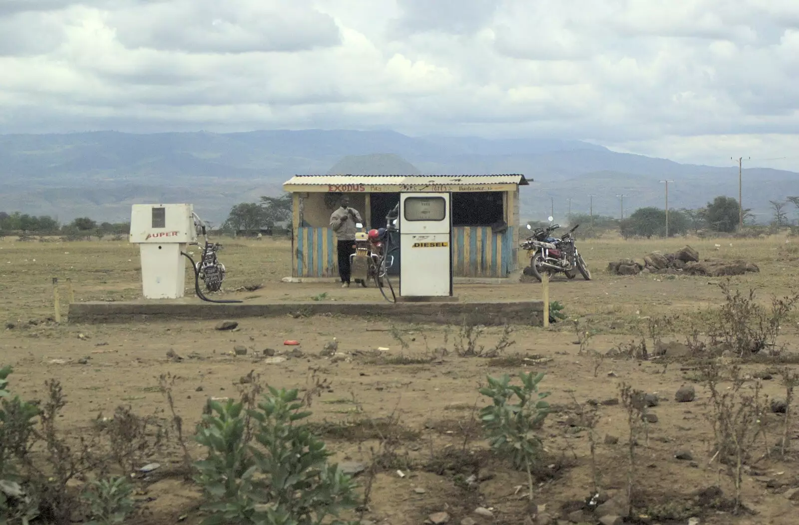 Random old petrol pumps in the middle of nowhere, from Nairobi and the Road to Maasai Mara, Kenya, Africa - 1st November 2010