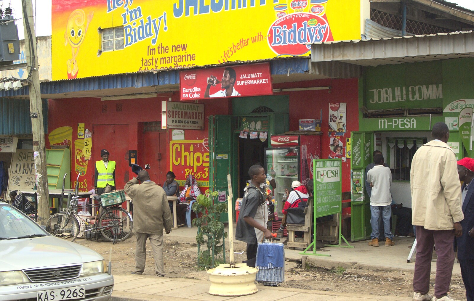 Adverts for Biddy's Margarine from Nairobi and the Road to Maasai Mara, Kenya, Africa - 1st November 2010