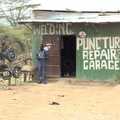 Outisde Narok, there's a welder and puncture repair specialist, Nairobi and the Road to Maasai Mara, Kenya, Africa - 1st November 2010