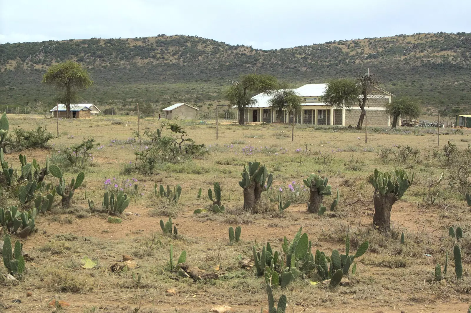 A community church and some cool cacti, from Maasai Mara Safari and a Maasai Village, Ololaimutia, Kenya - 5th November 2010