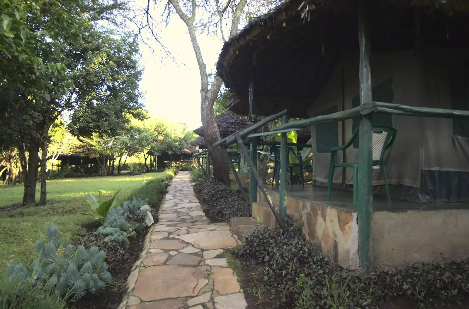 The path to our tent/hut, from Maasai Mara Safari and a Maasai Village, Ololaimutia, Kenya - 5th November 2010