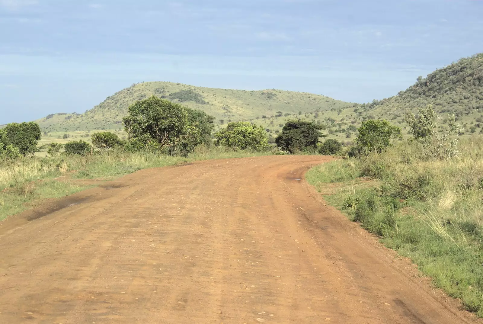 A dirt road through the Mara, from Maasai Mara Safari and a Maasai Village, Ololaimutia, Kenya - 5th November 2010