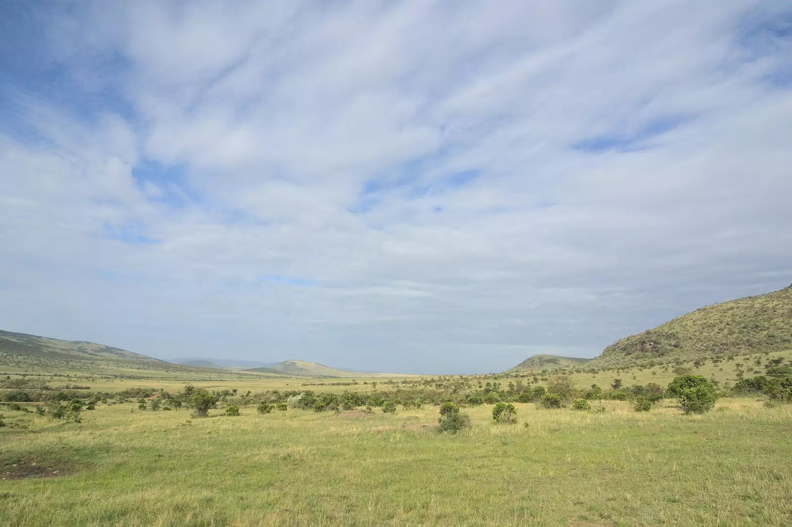 View over the Maasai Mara, from Maasai Mara Safari and a Maasai Village, Ololaimutia, Kenya - 5th November 2010