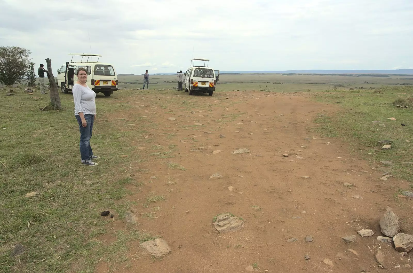 We park up for a picnic, from Maasai Mara Safari and a Maasai Village, Ololaimutia, Kenya - 5th November 2010