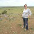 Isobel on Lookout Bluff, Maasai Mara Safari and a Maasai Village, Ololaimutia, Kenya - 5th November 2010