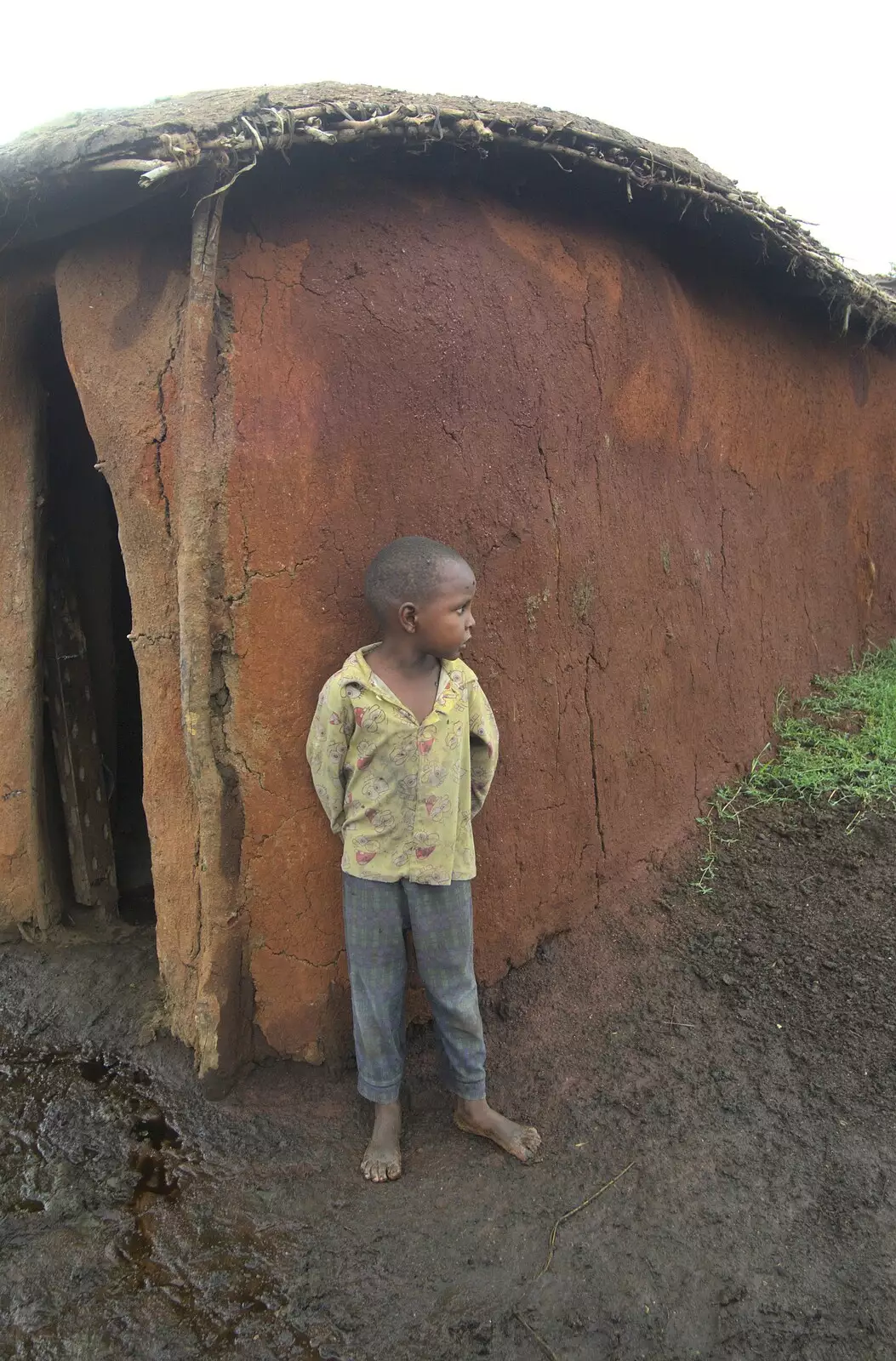 A small boy, from Maasai Mara Safari and a Maasai Village, Ololaimutia, Kenya - 5th November 2010