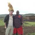 Nosher and the chief's son, Maasai Mara Safari and a Maasai Village, Ololaimutia, Kenya - 5th November 2010