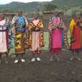 Some Maasai women perform a melancholy wedding song, Maasai Mara Safari and a Maasai Village, Ololaimutia, Kenya - 5th November 2010