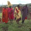 The men demonstrate their pre-wedding rituals, Maasai Mara Safari and a Maasai Village, Ololaimutia, Kenya - 5th November 2010