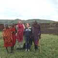 A group photo, Maasai Mara Safari and a Maasai Village, Ololaimutia, Kenya - 5th November 2010