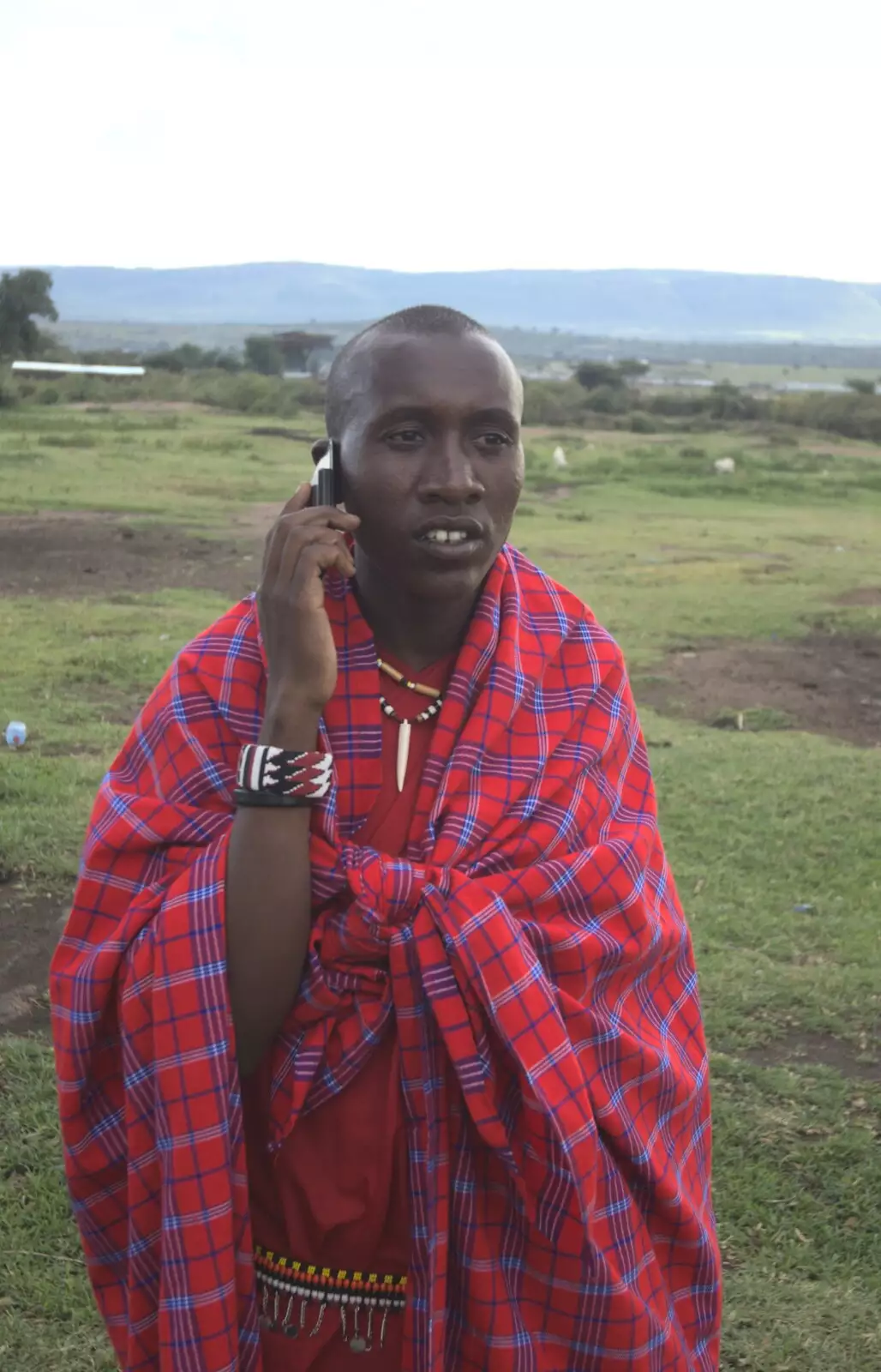 Modern Maasai, from Maasai Mara Safari and a Maasai Village, Ololaimutia, Kenya - 5th November 2010