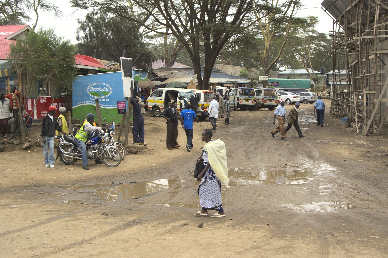 A street scene in Narok from Narok to Naivasha and Hell's Gate National Park, Kenya, Africa - 5th November 2010
