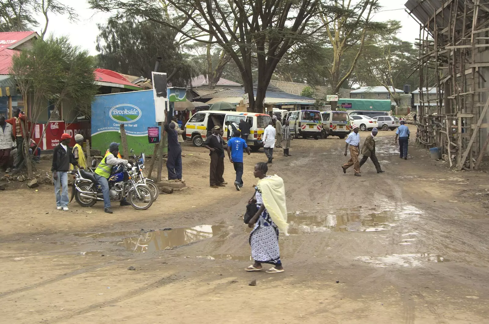 A street scene in Narok, from Narok to Naivasha and Hell's Gate National Park, Kenya, Africa - 5th November 2010