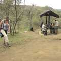 Isobel by a picnic spot, Narok to Naivasha and Hell's Gate National Park, Kenya, Africa - 5th November 2010