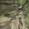 Perfect layers of sedimentary rock, Narok to Naivasha and Hell's Gate National Park, Kenya, Africa - 5th November 2010