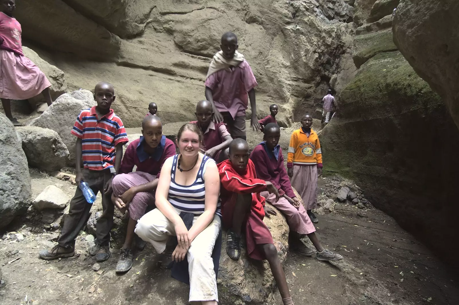 Another 'school photo', from Narok to Naivasha and Hell's Gate National Park, Kenya, Africa - 5th November 2010