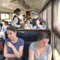 Breakfast on a train: it looks like we haven't moved, Long Train (not) Runnin': Tiwi Beach, Mombasa, Kenya - 7th November 2010