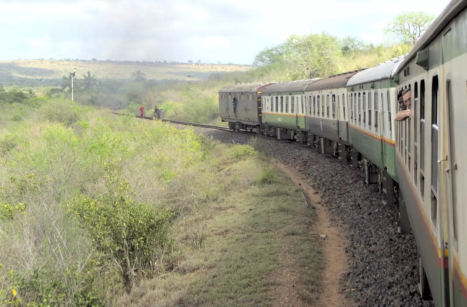 Rumbling through the Kenyan countryside, from Long Train (not) Runnin': Tiwi Beach, Mombasa, Kenya - 7th November 2010